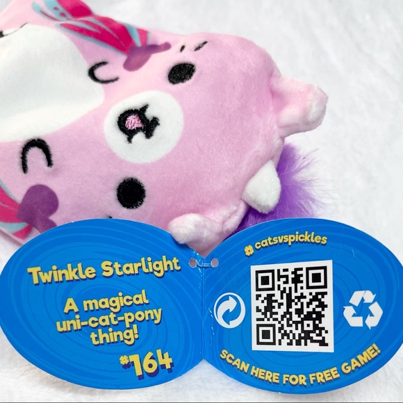 4” CvP Twinkle Starlight Cats vs Pickles Series 2 164 CVP Beans Unicorn Cat - Picture 2 of 4
